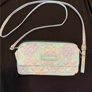 Simply Southern Pastel Sea Turtle Crossbody Wallet Bag